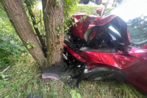 17.06.2025. Skorzów. Wypadek / źródło: straż pożarna