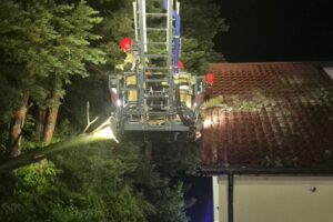 23.06.2025. Nocna nawałnica / Fot. Asp. Piotr Błaszczyk PSP Skarżysko-Kamienna