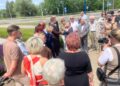 04.06.2025. Starachowice. Nadanie imienia Feliksa Sławka pasażowi wzdłuż wiaduktu / Fot. Anna Głąb - Radio Kielce