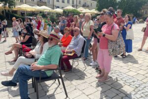29.06.2025. Sandomierz. „Niezwykła niedziela z książką” / Fot. Grażyna Szlęzak - Radio Kielce