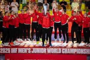 29.06.2025. Mistrzostw Świata U21. Mecz Portugalia - Dania / Fot. Paweł Bejnarowicz / Związek Piłki Ręcznej w Polsce