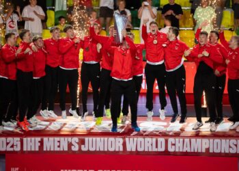 29.06.2025. Mistrzostw Świata U21. Mecz Portugalia - Dania / Fot. Paweł Bejnarowicz / Związek Piłki Ręcznej w Polsce