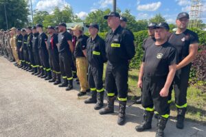 14.06.2025. Sandomierz. Ćwiczenia przeciwpowodziowe / Fot. Grażyna Szlęzak - Radio Kielce
