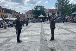 14.06.2025. Sandomierz. Uroczystość patriotyczna ku czci 14. Pułku Ułanów Jazłowieckich / Fot. Grażyna Szlęzak - Radio Kielce