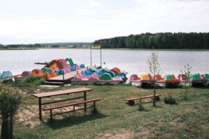 Skatepark przy zalewie Antoniów w gminie Radoszyce / Fot. Magdalena Galas-Klusek - Radio Kielce