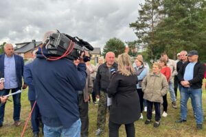 11.06.2025. Trzemoszna w gminie Końskie. Program "Interwencja" Radia Kielce i TVP3 Kielce / Fot. Wojciech Połeć - Radio Kielce