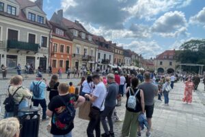 14.06.2025. Sandomierz. Uroczystość patriotyczna ku czci 14. Pułku Ułanów Jazłowieckich / Fot. Grażyna Szlęzak - Radio Kielce