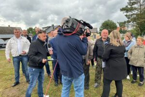 11.06.2025. Trzemoszna w gminie Końskie. Program "Interwencja" Radia Kielce i TVP3 Kielce / Fot. Wojciech Połeć - Radio Kielce