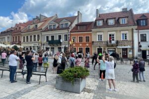 14.06.2025. Sandomierz. Uroczystość patriotyczna ku czci 14. Pułku Ułanów Jazłowieckich / Fot. Grażyna Szlęzak - Radio Kielce