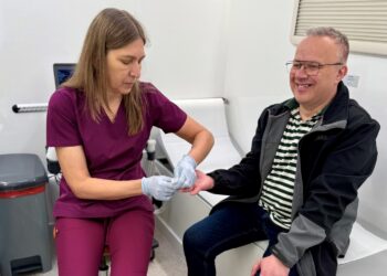 Panowie skorzystali z bezpłatnych badań urologicznych