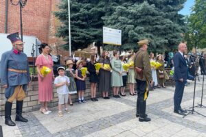 14.06.2025. Sandomierz. Uroczystość patriotyczna ku czci 14. Pułku Ułanów Jazłowieckich / Fot. Grażyna Szlęzak - Radio Kielce