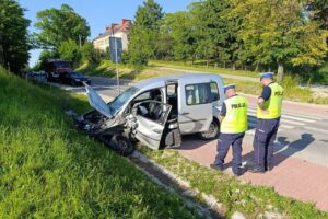 15.06.2025. Wygiełzów. Wypadek / źródło: policja
