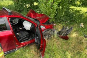 17.06.2025. Skorzów. Wypadek / źródło: straż pożarna