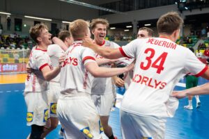 29.06.2025. Mistrzostw Świata U21. Mecz Portugalia - Dania / Fot. Paweł Bejnarowicz / Związek Piłki Ręcznej w Polsce