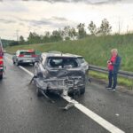 07.06.2025. Łączna. Wypadek / źródło: straż pożarna