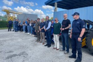 14.06.2025. Sandomierz. Ćwiczenia przeciwpowodziowe / Fot. Grażyna Szlęzak - Radio Kielce