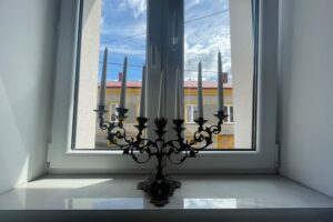Chmielnik. Budynek, w którym mieści się mykwa oraz restauracja / Fot. Dorota Klusek - Radio Kielce