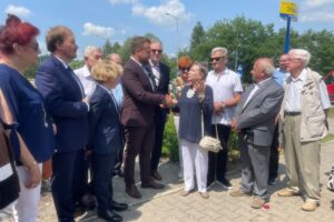 04.06.2025. Starachowice. Nadanie imienia Feliksa Sławka pasażowi wzdłuż wiaduktu / Fot. Anna Głąb - Radio Kielce