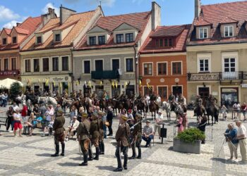 Historyczne wkroczenie pułku ułanów w granice Polski