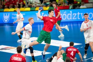 29.06.2025. Mistrzostw Świata U21. Mecz Portugalia - Dania / Fot. Paweł Bejnarowicz / Związek Piłki Ręcznej w Polsce
