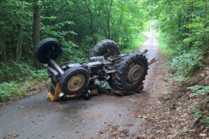 07.06.2025. Zawichost. Wypadek / źródło: KPP Sandomierz