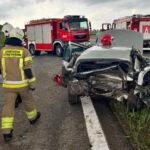 07.06.2025. Łączna. Wypadek / źródło: straż pożarna