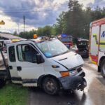 09.06.2025. Zagnańsk. Wypadek / Fot. Straż Pożarna