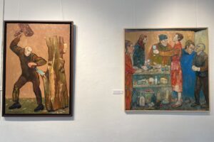Sandomierz. BWA. Wystawa Franciszka Maśluszczaka / Fot. Grażyna Szlęzak - Radio Kielce