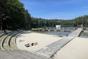 28.06.2025. Golejów. Kąpielisko / Fot. Grażyna Szlęzak - Radio Kielce