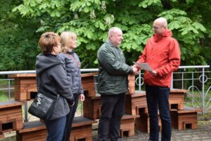 12.06.2025. Sandomierz. Domki dla jeży / Fot. Miejski Ośrodek Sportu i Rekreacji w Sandomierzu