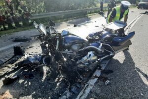 14.06.2025. Wola Jachowa. Wypadek / źródło: policja