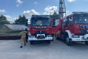14.06.2025. Sandomierz. Ćwiczenia przeciwpowodziowe / Fot. Grażyna Szlęzak - Radio Kielce