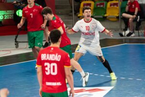 29.06.2025. Mistrzostw Świata U21. Mecz Portugalia - Dania / Fot. Paweł Bejnarowicz / Związek Piłki Ręcznej w Polsce
