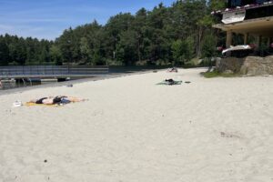 28.06.2025. Golejów. Kąpielisko / Fot. Grażyna Szlęzak - Radio Kielce