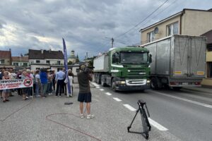 25.06.2025. Klimontów. Interwencja / Fot. Arkadiusz Miller - Radio Kielce