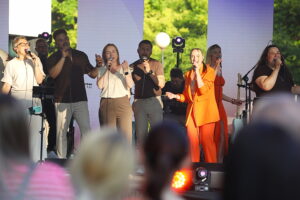 14.06.2025. Kielce. Uwielbienie w Centrum Miasta / Fot. Wiktor Taszłow – Radio Kielce