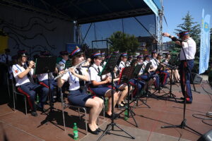 15.06.2025. Daleszyce. XVI Powiatowy Przegląd Orkiestr Dętych / Fot. Wiktor Taszłow - Radio Kielce