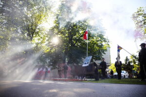 15.06.2025. Kielce. Uroczystości upamiętniające 81. rocznicę udanego zamachu na Franza Wittka / Fot. Wiktor Taszłow - Radio Kielce