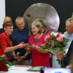 27.06.2025. Kielce. BWA. Wystawa Stanisławy Zacharko-Łagowskiej, wieloletniej dyrektor Biura Wystaw Artystycznych w Kiecach / Fot. Wiktor Taszłow - Radio Kielce