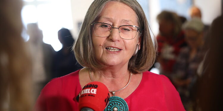 27.06.2025. Kielce. BWA. Wystawa Stanisławy Zacharko-Łagowskiej, wieloletniej dyrektor Biura Wystaw Artystycznych w Kiecach / Fot. Wiktor Taszłow - Radio Kielce