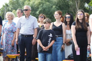29.06.2025. Miasto i Gmina Morawica otrzymały Tablicę Honorową Rady Europy, nagrodę przyznawaną za aktywne działanie na rzecz współpracy i partnerstwa pomiędzy miastami państw europejskich / Fot. Wiktor Taszłow - Radio Kielce