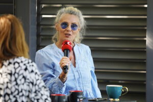 30.06.2025. Radio Kielce. Stacja Wakacje. Na zdjęciu: Renata Morąg, p.o. redaktora naczelnego Radia Kielce / Fot. Wiktor Taszłow - Radio Kielce