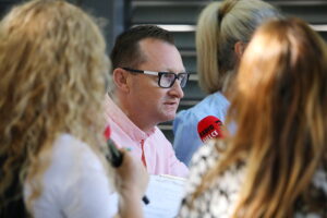 30.06.2025. Radio Kielce. Stacja Wakacje. Na zdjęciu: Mecenas Paweł Gągorowski, likwidator Radia Kielce / Fot. Wiktor Taszłow - Radio Kielce