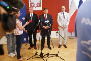 30.06.2025. Kielce. Konferencja prasowa na temat rendy wdowiej / Fot. Wiktor Taszłow - Radio Kielce