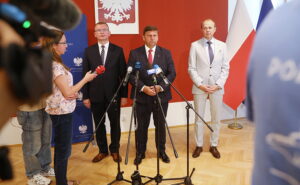 30.06.2025. Kielce. Konferencja prasowa na temat rendy wdowiej / Fot. Wiktor Taszłow - Radio Kielce