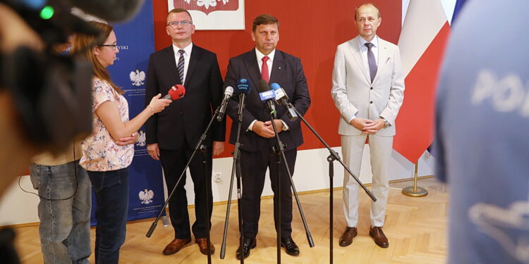 30.06.2025. Kielce. Konferencja prasowa na temat rendy wdowiej / Fot. Wiktor Taszłow - Radio Kielce