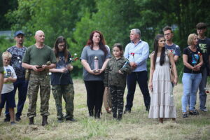01.06.2025. Miedziana Góra. Uroczystości upamiętniające 81 rocznicę śmierci Zbigniewa Kruszelnickiego – „Wilka” / Fot. Wiktor Taszłow - Radio Kielce