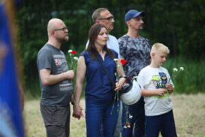 01.06.2025. Miedziana Góra. Uroczystości upamiętniające 81 rocznicę śmierci Zbigniewa Kruszelnickiego – „Wilka” / Fot. Wiktor Taszłow - Radio Kielce
