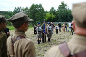 01.06.2025. Miedziana Góra. Uroczystości upamiętniające 81 rocznicę śmierci Zbigniewa Kruszelnickiego – „Wilka” / Fot. Wiktor Taszłow - Radio Kielce