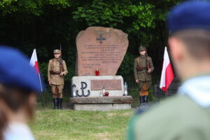 01.06.2025. Miedziana Góra. Uroczystości upamiętniające 81 rocznicę śmierci Zbigniewa Kruszelnickiego – „Wilka” / Fot. Wiktor Taszłow - Radio Kielce